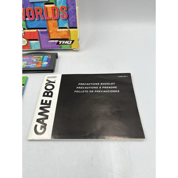 Tetris Worlds GBA Game Boy Advance Complete CIB! - Picture 7 of 16